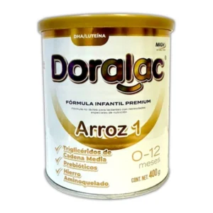 LÍPIDOS 1.1g de los cuales: Grasa saturada 0.4g Ácidos grasos monoinsaturados 0.5g Ácidos grasos poliinsaturados 0.2g Triglicéridos de cadena media 0.2g Ácidos grasos trans 8g Ácido linoleico 0.2g Ácido alfa-linoleico 16mg Relación ácido linoleico/ácido alfa-linoleico 10mg Ácido docosahexaenoico (DHA) 2.3mg Ácido araquidónico (ARA) 3.4mG